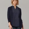 CITY OVERKNIT 2225 Black corporate cardigan with two pockets