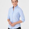 PINFEATHER 2265 is Blue pinfeather semi-fitted shirt