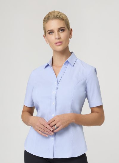 PINFEATHER 2267 is Healthcare administration shirt in charcoal
