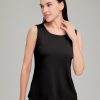 SMART KNIT 2292 is Black scooped neckline, jersey knit top, and is transeasonal